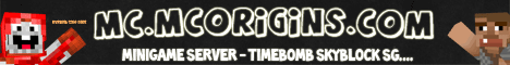 MCOrigins banner MCOrigins Minecraft server banner