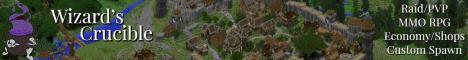Wizards Crucible banner Wizards Crucible Minecraft server banner