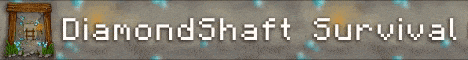Diamond Shaft banner Diamond Shaft Minecraft server banner