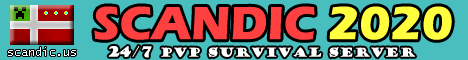 Scandic PvP Survival Server banner Scandic PvP Survival Server Minecraft server banner