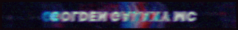 Golden Galaxy MC banner Golden Galaxy MC Minecraft server banner