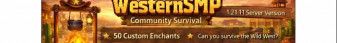 WesternSMP banner WesternSMP Minecraft server banner