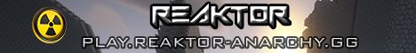 Reaktor banner Reaktor Minecraft server banner