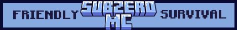 SubZeroMC banner SubZeroMC Minecraft server banner