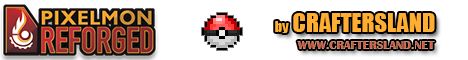 Pixelmon Reforged by CraftersLand banner Pixelmon Reforged by CraftersLand Minecraft server banner