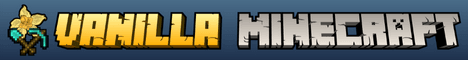 Vanilla-Minecraft banner Vanilla-Minecraft Minecraft server banner