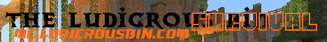 The Ludicrous Bin Network banner The Ludicrous Bin Network Minecraft server banner