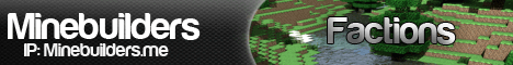 Minebuilders banner Minebuilders Minecraft server banner