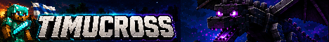 TimuCross banner TimuCross Minecraft server banner