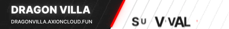 Dragon Villa banner Dragon Villa Minecraft server banner