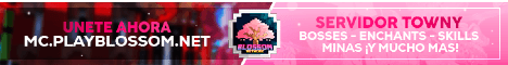 Blossom Network banner Blossom Network Minecraft server banner