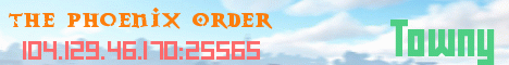 The Phoenix Order banner The Phoenix Order Minecraft server banner