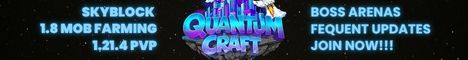 QuantumCraft banner QuantumCraft Minecraft server banner