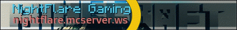 NightFlare Gaming banner NightFlare Gaming Minecraft server banner