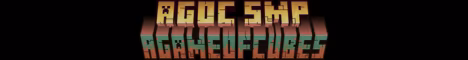 agameofcubes banner agameofcubes Minecraft server banner