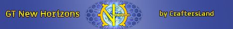 GT New Horizons by CraftersLand banner GT New Horizons by CraftersLand Minecraft server banner
