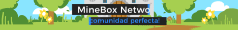 MineBox Network banner MineBox Network Minecraft server banner