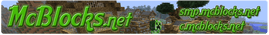 McBlocks - Creative banner McBlocks - Creative Minecraft server banner