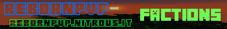 RebornNetwork banner RebornNetwork Minecraft server banner