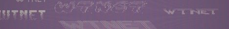 WTNET banner WTNET Minecraft server banner