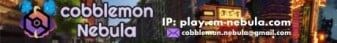 Cobblemon Nebula banner Cobblemon Nebula Minecraft server banner