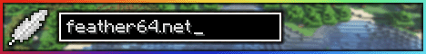 feather64 banner feather64 Minecraft server banner