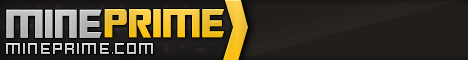 MinePrime banner MinePrime Minecraft server banner