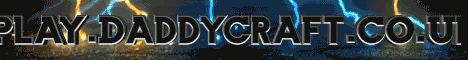 DaddyCraft banner DaddyCraft Minecraft server banner