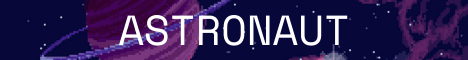 Astronaut Minecraft banner Astronaut Minecraft Minecraft server banner