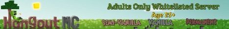 HangoutMC banner HangoutMC Minecraft server banner