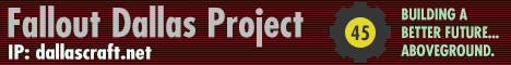 Fallout Dallas Project banner Fallout Dallas Project Minecraft server banner
