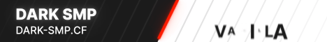 Dark SMP banner Dark SMP Minecraft server banner