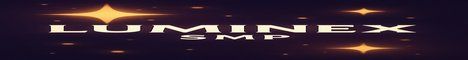 Luminex banner Luminex Minecraft server banner