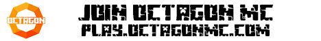 OctagonMC banner OctagonMC Minecraft server banner