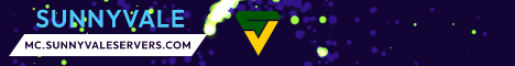 Sunnyvale banner Sunnyvale Minecraft server banner