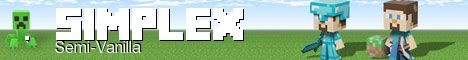 Simplex banner Simplex Minecraft server banner