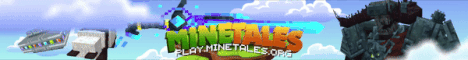 MineTales banner MineTales Minecraft server banner