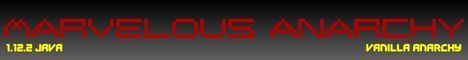 Marvelous Anarchy banner Marvelous Anarchy Minecraft server banner