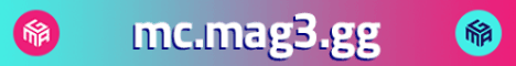 MAG3 MC banner MAG3 MC Minecraft server banner