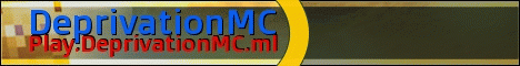 DeprivationMC banner DeprivationMC Minecraft server banner