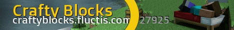 CraftyBlocks banner CraftyBlocks Minecraft server banner