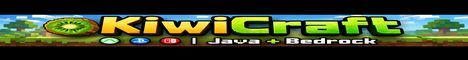KiwiCraft banner KiwiCraft Minecraft server banner