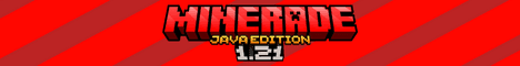 MineRade banner MineRade Minecraft server banner