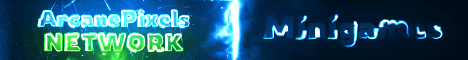 ArcanePixels banner ArcanePixels Minecraft server banner
