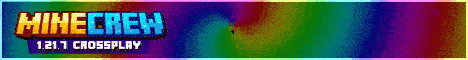 MineCrew banner MineCrew Minecraft server banner
