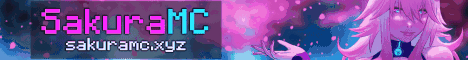 SakuraMC banner SakuraMC Minecraft server banner