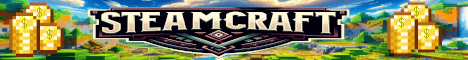 SteamCraft banner SteamCraft Minecraft server banner