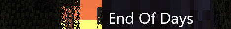 End of days banner End of days Minecraft server banner