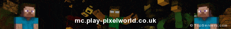 PixelWorld Network banner PixelWorld Network Minecraft server banner