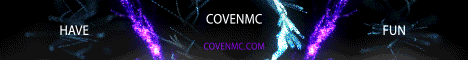 CovenMC banner CovenMC Minecraft server banner